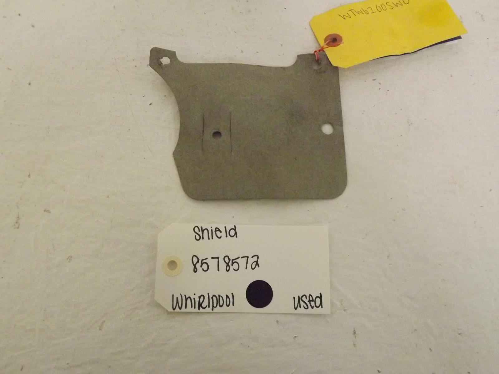 Whirlpool Washer 8578572 Shield Used Whirlpool Washer 8578572 Shield Used